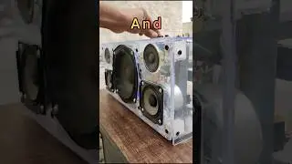 My Custom Transparent Bluetooth Speaker TPA3116 D2 Class D 2.1 Audio Board #RAVI Experiments