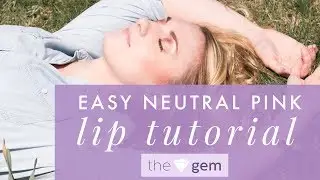 3 Easy Steps to the Perfect Neutral Pale Pink Lip | LIPSTICK TUTORIAL