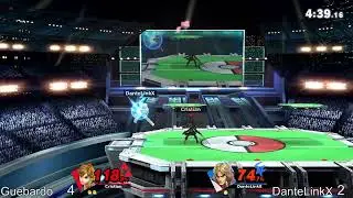 Smash Bros Ultimate Online - DanteLinkX vs Guebardo/Chazz FT5