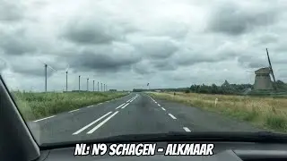 Scenic Drive in Netherlands | Dutch Countryside | Schagen - Alkmaar | Europe Road Trip