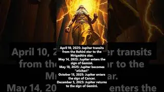 Jupiter transit in Gemini 2025