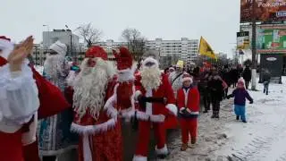 Narva SantaFest 2016. Шествие по городу