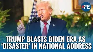 US Presidential Address: Trump Blames Biden, Highlights Achievements in Year-End White House Address