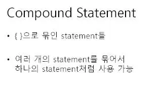 3.1 Statements and Blocks