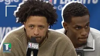 Cade Cunningham, Jalen Duren CREDIT Pistons head coach JB Bickerstaff after WIN at Knicks