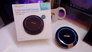 TP-Link 5 port 25 Watt fast USB charger UP525 Review and comparison with Aukey 5 port USB charger