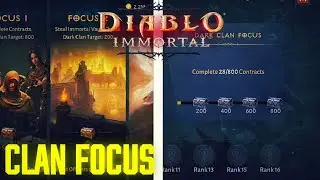How To Set Dark Clan Focus - Diablo Immortal Mobile