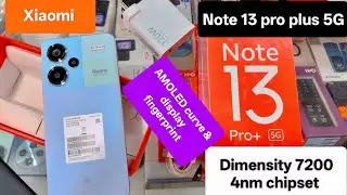Xiaomi Redmi Note 13 pro plus 5G reflection 200mp Dimensity 7200, 120w, AMOLED curve #bengalpro 