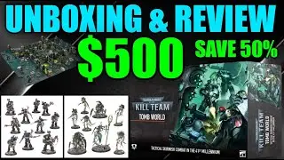 Unboxing Warhammer 40,000 Kill Team TOMB WORLD (Big Savings) #New40k #KillTeam #Warhammer