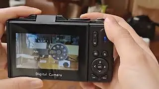 Digital Camera 4K HD Selfie Flip screen 180&deg; Built-in Flash 30X Zoom 48MP Mini Photography Cameras