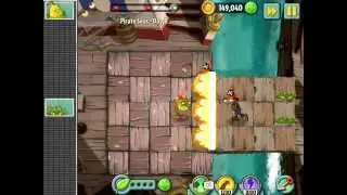 Plants vs. Zombies 2 - Pirate Seas - Day 8 (Gargantuar) [PvZ 2 Walkthrough]