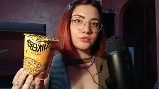 MUKBANG NOODLES SAIKEBON😴💜 | ASMR ITA