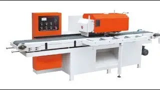 Automatic timber square wood multi rip saw machine