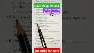 Navy mr mcq questions⚓️| navy pyqs| navy mr imp mcqs| #shorts #shortvideo #defence #navy #trending