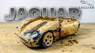Restoration of rusty JAGUAR XK 180 Roadster Concept Car | BTS ASMR Restoration of Abandoned Car
