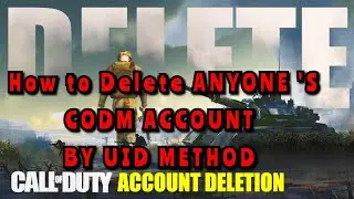 How to DELETE ANYONE's CODM Account | UID METHOD | 3 STEPS EASY METHOD | CODM
