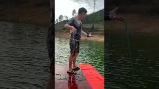 Perfect cast net throw technique #fishing #catchoftheday #netfishing