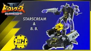 Transformers Beast Wars 2nd Starscream and BB review (stop motion)