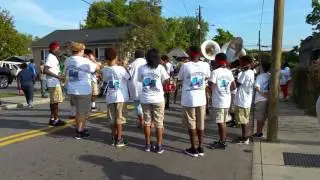 AE band practicing pre parade clip 4