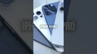 Which iPhone 15 Pro Color is Best? #apple #iphone15pro