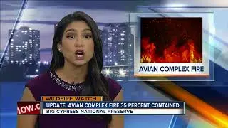 Avian Complex Fire 35 Percent Contained