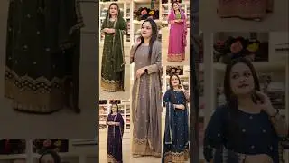 New party wear Gown with Dupatta | long gown and shawl #trending #model #video January 11, 2026