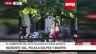 🚨 INCIDENTE VIAL, PELEA A GOLPES Y MUERTE EN PLENA CALLE DE BERAZATEGUI
