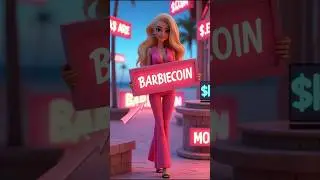 When Barbie Becomes a Crypto Influencer 💸 #cryptomemes , #barbie , #shorts , #nft