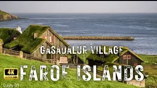 Faroe Islands 4K | Tinganes- Gasadalur  Village- Drangarnir  Hidden Paradise at the End of the Earth