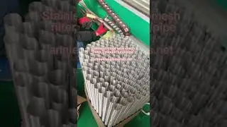 Metal mesh filter mesh screen, stainless steel wire mesh filter cylinder, filter tube #Filterscreen