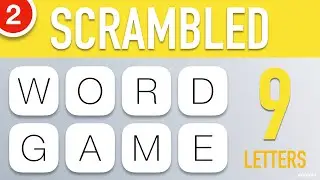 Scrambled Word Games Vol. 2 - Guess the Word Game (9 Letter Words)
