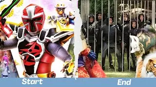 Power Rangers Super Ninja Steel Full Story | Last 10 Season Ranger MeetUp | GridToons