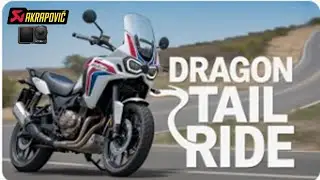 Africa Twin REAL TIME epic ride through the Tail of the dragon + Akrapovic + DJI
