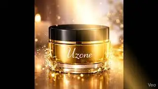 Introducing the Uzone Golden Cream Jar: where advanced skincare meets exquisite design.