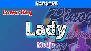 Lady by Modjo (Karaoke : Lower Key)