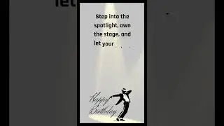 Introducing the Ultimate Personalized Digital Birthday Card - Inspired by the King of Pop!