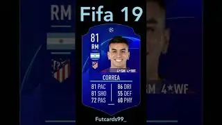 Angel Correa all fifacards from fifa15 to fifa22😍 Which the best card? #fifahistory #fut22 #shorts