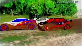 Barish Me Jungle Road Car Racing 🚗🌧️ | Multi Car Racing Game | Indian Gameplay