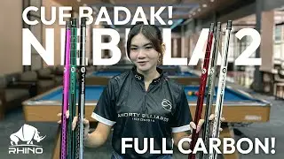 CUE BADAK!!!! FULL CARBON SHAFT SAMPAI BUTTOM!