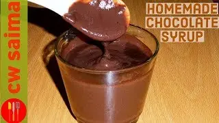 Homemade Chocolate Syrup Recipe by CW Saima(Chocolate Sauce Recipe) Chocolate Syrup Banane Ki Recipe