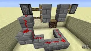Compact Piston Pitfall Trap - Minecraft Tutorial S01 EP14