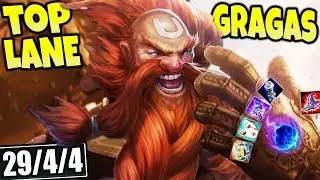 TOP LANE GRAGAS GOD 🔥 *WITH A SNAP* EVERYTHING WILL BE DESTROYED 🔥 LoL TOP Gragas vs Yasuo Gameplay