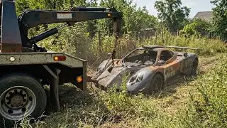 3,000,000 Pagani Huayra R Found Rotting in a Barn 😳