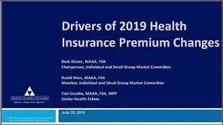 Drivers of 2019 Health Insurance Premium Changes