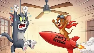 Jerry's Revenge Rocket &ndash; Tom Gets Blasted to the Moon! 💥😂