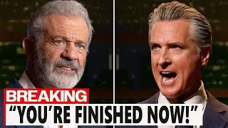 Gavin Newsom FURIOUS After Mel Gibson  EXPOSE Him On Live TV!