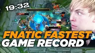 LS | FNATIC FASTEST LEC SUMMER RECORD | MAD vs FNC Playoffs