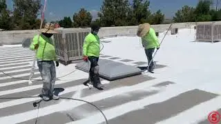 Five Guys Roofing - Commercial Building: 3-Course Coating Application
