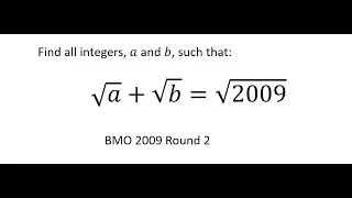 A BMO problem from 2009