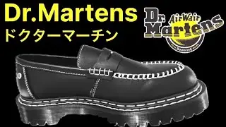 [Dr. Martens] Dr. Martens PENTON BEX White Double Stitch Loafers